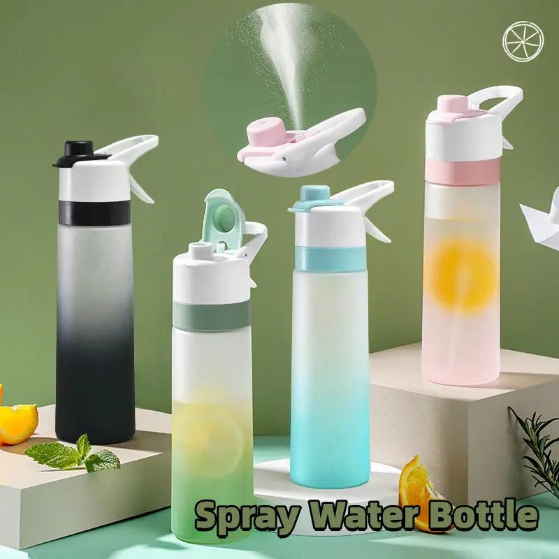 Spray Water Bottle For Girls Outdoor Sport Fitness Water Cup Large Capacity Spray Bottle Drinkware Travel Bottles Kitchen Gadgets - Luxmox