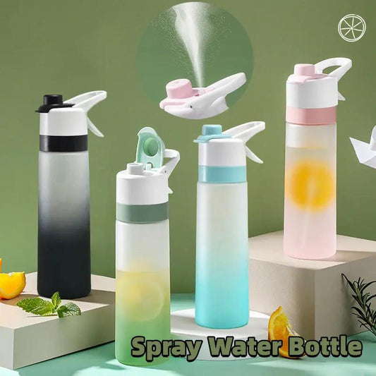 Spray Water Bottle For Girls Outdoor Sport Fitness Water Cup Large Capacity Spray Bottle Drinkware Travel Bottles Kitchen Gadgets - Luxmox