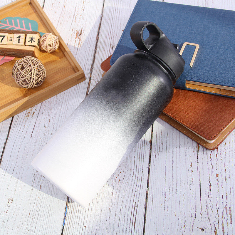 Stainless Steel Wide-mouth Outdoor Sports Vacuum Flask - Luxmox