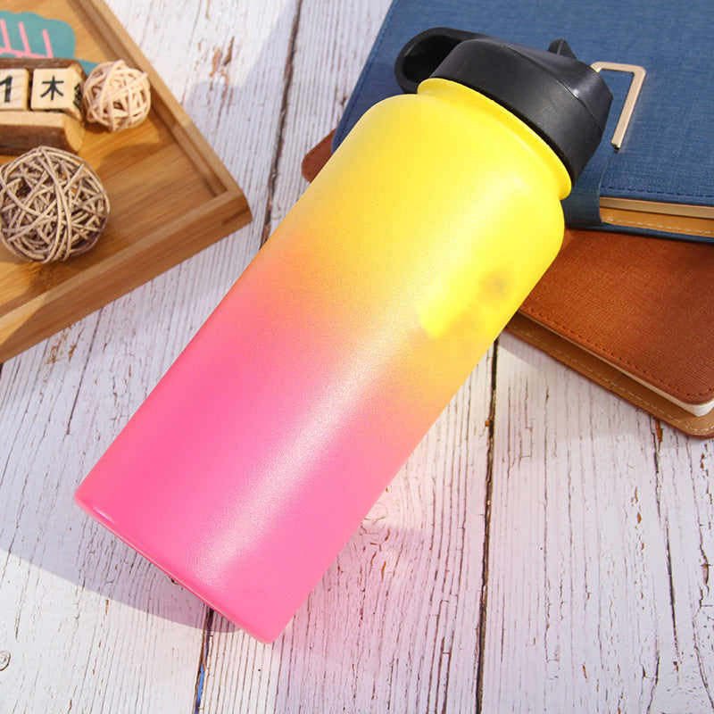 Stainless Steel Wide-mouth Outdoor Sports Vacuum Flask - Luxmox
