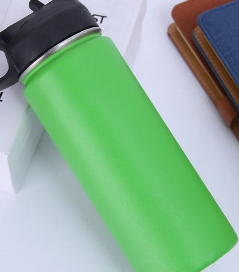 Stainless Steel Wide-mouth Outdoor Sports Vacuum Flask - Luxmox