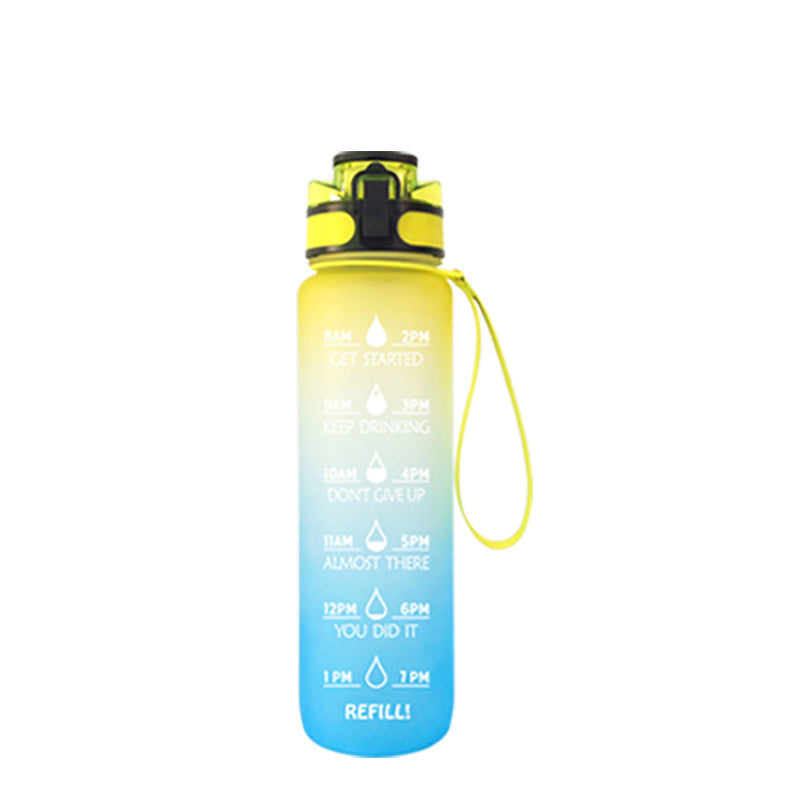 Transparent Flask Water Bottle 1000ml Bottled Kawaii Bottle Bpa Free Infuser Plastic Milk Sports Clear Water Bottle Kawaii Cup - Luxmox