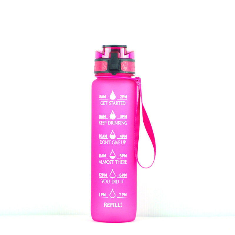 Transparent Flask Water Bottle 1000ml Bottled Kawaii Bottle Bpa Free Infuser Plastic Milk Sports Clear Water Bottle Kawaii Cup - Luxmox