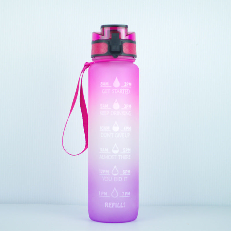 Transparent Flask Water Bottle 1000ml Bottled Kawaii Bottle Bpa Free Infuser Plastic Milk Sports Clear Water Bottle Kawaii Cup - Luxmox