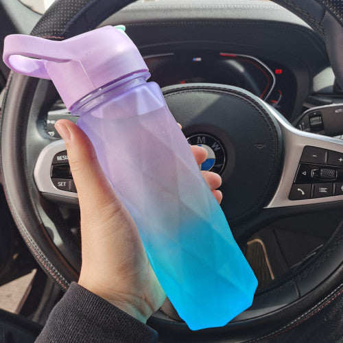 Spray Water Bottle For Girls Outdoor Sport Fitness Water Cup Large Capacity Spray Bottle Drinkware Travel Bottles Kitchen Gadgets - Luxmox